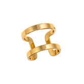 Alchemia Endless Mid-Finger Adjustable Cuff Ring